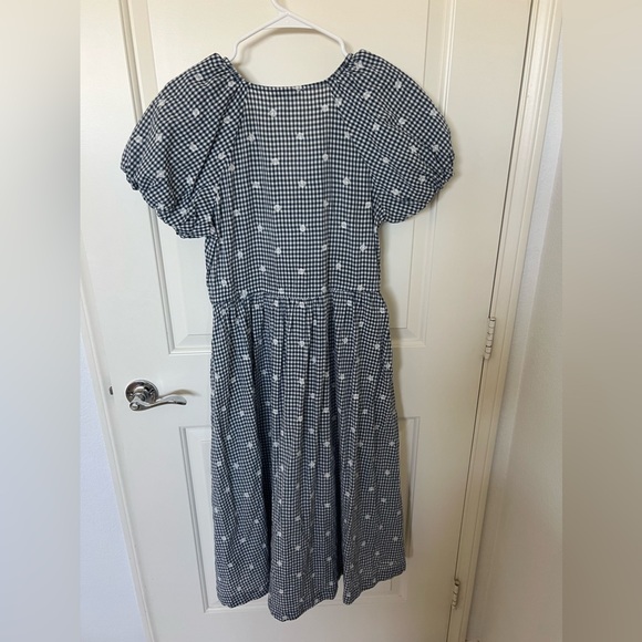 Madewell Floral gingham wrap dress - Picture 3 of 6